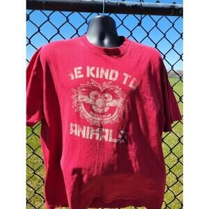 The Muppets Be Kind To Animal Red T-shirt XL